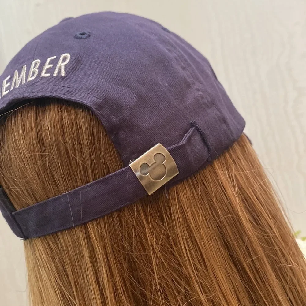 Disney Parks Disney Vacation Club Member Adjustable Cap Hat Blue Strap Back